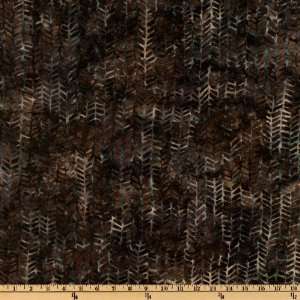  44 Wide Artisan Batiks Tavarua Treads Chocolate Fabric 