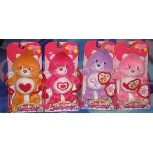  Care Bear Valentines Day 2005 Set of 4 Toys & Games