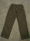 LANDS END brown baumwolle / nylon blend pants – girls size 16 Slim