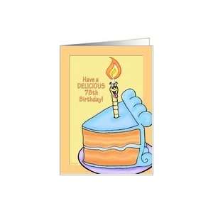  Tasty Cake Humorous 78th Birthday Card Card Toys & Games