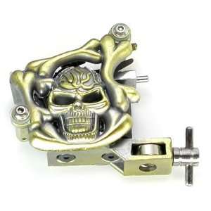  Skull n Bones Design B Industrial Tattoo Machine Gun 
