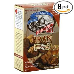 Hodgson Mill Muffin Mix Bran, 7 Ounce (Pack of 8)  Grocery 