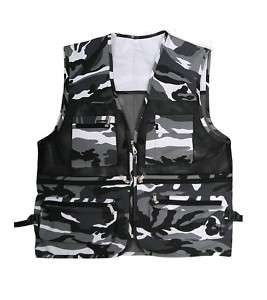 ARMY Camouflage Mesh Vest/Jacket Camo Vest. Hunting Mesh Coat  