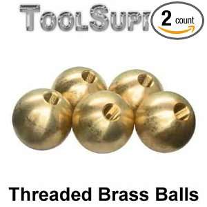   16 brass balls drilled tapped  Industrial & Scientific
