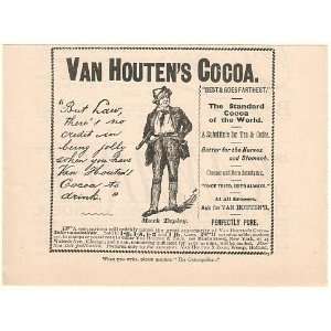  1892 Mark Tapley Van Houtens Cocoa Print Ad (49131)