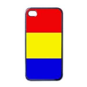  Chad Flag Black Iphone 4   Iphone 4s Case: Office Products