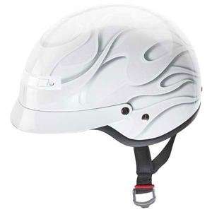    Z1R Nomad Flames Helmet   2X Large/White Ghost Flames: Automotive