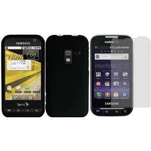  Black Hard Case Cover+LCD Screen Protector for Metropcs Samsung 