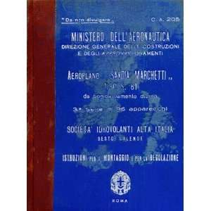   81 Aircraft Maintenance Manual  1936: Savoia Marchetti: Books