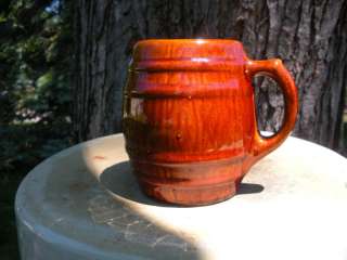 Vintage Original McCoy, Large Mug   Barrel Shape,  