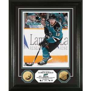  Patrick Marleau 24Kt Gold Coin Photo Mint Sports 