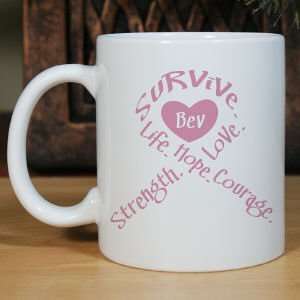  Survival Ribbon   Breast Cancer Awareness Personalized 