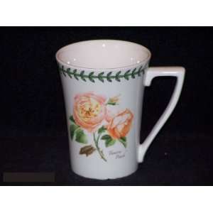   Portmeirion Botanic Roses Mandarin Mug Tamora Peach: Kitchen & Dining