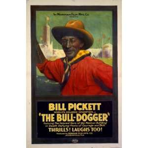    1923 poster The Bull dogger / Ritchey Lith. Corp.