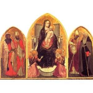   , painting name: San Giovenale Triptych, By Masaccio Home & Kitchen