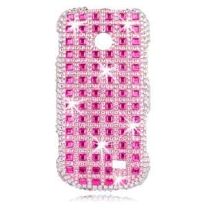   Samsung T528G (Pink Studs)   Straight Talk Cell Phones & Accessories