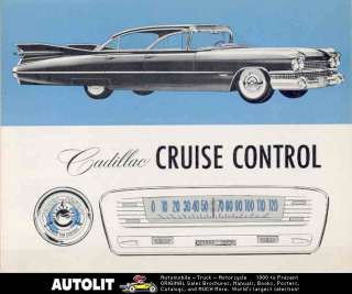 1959 Cadillac Cruise Control Brochure  