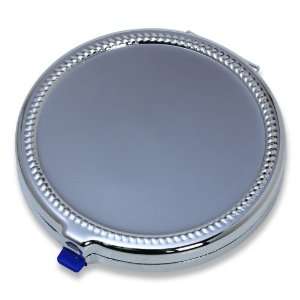  Blank Metal Compact Small with Ridged Recess: Beauty