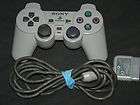 SONY PLAYSTATION DUALSHOCK ANALOG CONTROLLER PS1 GREY SCPH 1200 FREE 