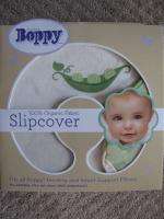 NEW ~ Boppy Slipcover 100% Organic Fabric Cream   Pea Pod  