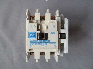 CUTLER HAMMER CE15FNS3 T16 CONTACTOR 32A 600V  
