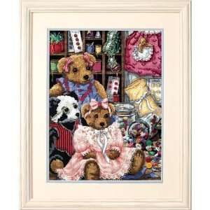   Bear Button Trouble 12 x 16 Needlepoint Kit: Arts, Crafts & Sewing