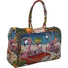 Cappelli Flamingo Canvas Travel Bag Purse Handbag Women Pocket Soft 