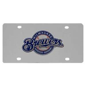  Milwaukee Brewers MLB License/Logo Plate Sports 