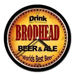  BRODHEAD beer and ale cerveza wall clock: Everything Else