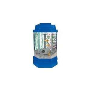  Cambridge Aquatics 2 Gl Hexgn Aquarium Kit Blue Kitchen 