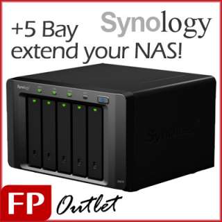 Synology DX510 5 Bay SATA Scale Up Expansion Unit DS712+ DS1511 