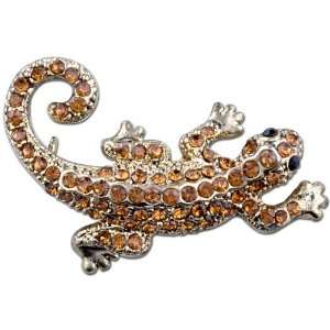   Pugster Gecko November Birthstone Brooches And Pins: Pugster: Jewelry