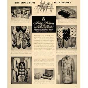 1938 Ad Brooks Brothers Clothing Mens Wear Fashion   Original Print 