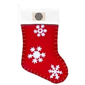   Christmas Stocking Red Flower of Life Peace Symbol: Everything Else
