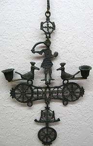   hanging Brass Celtic Byzantine Cross full of symbolism Wrought Iron