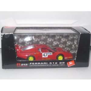  Brumm R213 #47 Ferrari 512 BB CH. Pozzi Francia Le Mans 