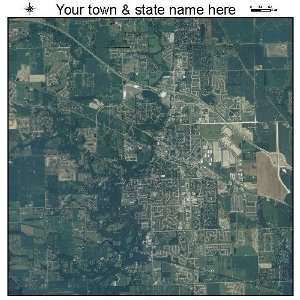   Aerial Photography Map of Brownsburg, Indiana 2010 IN 
