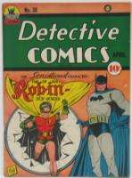 DETECTIVE COMICS #38, 1ST ROBIN Appearance, April 1939  