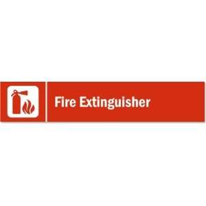  Fire Extinguisher ShowCase Sign, 9 x 1.75 Office 