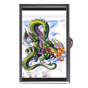  Fiery Dragon Evil Tattoo Scary Coin, Mint or Pill Box 