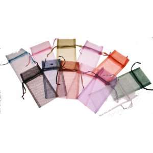  12 Organza Gift Bags Assorted Colors 2x5 Everything 