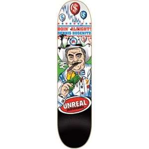  Real Busenitz Unreal Skateboard Deck   7.75 Sports 