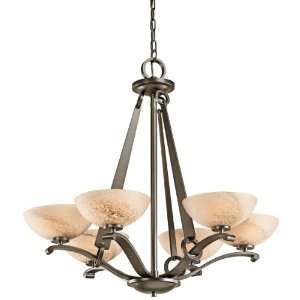   Six Light Chandelier from the Garland Collection