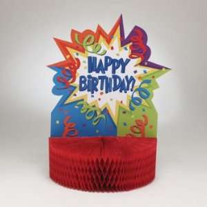  Birthday Blast Honeycomb Centerpiece: Health & Personal 