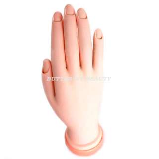 Soft Plastic Flectional Model Hand Nail Art Practce D92  