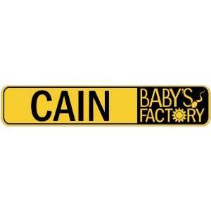   CAIN BABY FACTORY  STREET SIGN