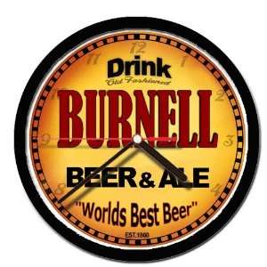  BURNELL beer and ale cerveza wall clock: Everything Else