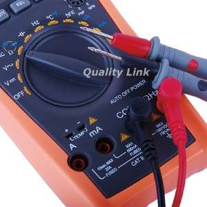 VC99 Digital Multimeter Thermometer Resistance AC DC °C  