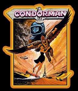 80s Kids Super Hero Classic Condorman custom t shirt  