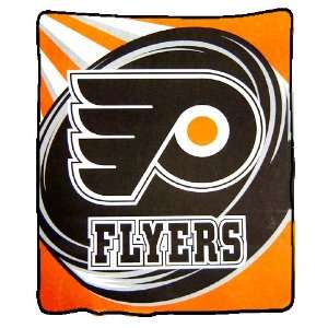   Flyers 50x60 Fleece Blanket   Philadelphia Flyers 50X60 Throw: Sports
